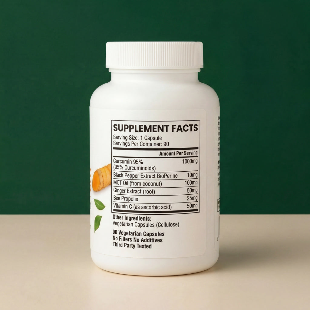 NaturaPrime Curcuma 95% + BioPerine® — Confort Articulaire ⎜90 gélules